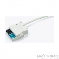 CP Electronics Vitesse Lead 5 Core Luminaire c/w White Plug Black/Blue Coding 1mmx3m