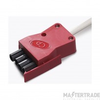 CP Electronics Vitesse Lead 4 Core Luminaire c/w Red Plug 1mmx3m