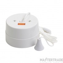 Crabtree Capital 1 Way 16A DP Ceiling Switch White c/w Neon **Only 14 at this price!