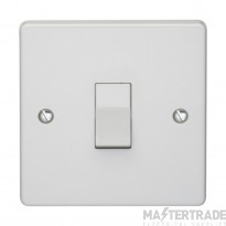 Crabtree Capital 1 Gang 2 Way SP 10AX Light Switch White