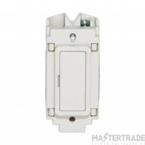 Crabtree Rockergrid 13A Unswitched Fuse Unit Grid Module White