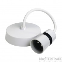 Crabtree Capital 150mm Safety Ceiling Pendant Set White c/w 6in Cord **Only 40 at this price!