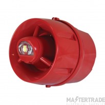 C-TEC Hi-Output IP55 Wall VAD c/w 103dB Sounder - Deep - Red (XP95/Discovery Compatible) (BF433A/CX/DR/65)