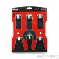 DART Multi Tool Blade Set Pack=7 (BiMetal, Japanese, Fine Tooth, HSS Segment)