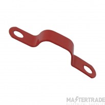 Deligo Pyro Saddle Clips LSF Coated 7-8mm Red Pack=50