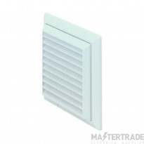 Domus 125mm Louvred Grille White