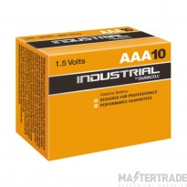 Duracell Battery AAA Industrial Pack=10 1.5V Alkaline