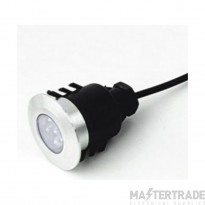 ELD Light Deck Round Single LED IP65 0.5W 12V White