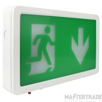 ELD EM-LED-WM2 3hr LED wall mounted maintained emergency fitting