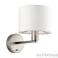 Endon 61608 Daley Wall Light 40W MN/Whi