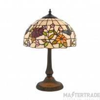 Interiors 1900 Tiffany Butterfly Small Table Lamp 63998