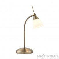 Endon Touch Lamp In Antique Brass