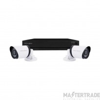 ESP HD-VIEW CCTV Kit 4 Channel c/w 2x Bullet Cameras Super HD 4MP 1TB White