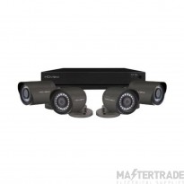 ESP HD-VIEW CCTV Kit 8 Channel c/w 4x Bullet Cameras Super HD 4MP 4TB Grey