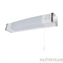 Eterna Shaverlight LED Dual Voltage c/w Optional S/S End Caps 6.7W White/Silver