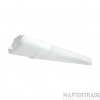 Eterna Batten LED Single Weatherproof Fitting IP65 45W 4400lm 5ft White