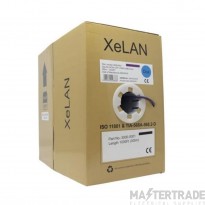 XeLAN CAT5E 4 Pair Unscreened DCA Cable 305M Violet LSOH