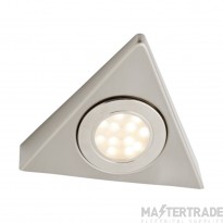 Forum Faro Satin Nickel LED Triangle Under Cabinet Light 1.5W CCT
