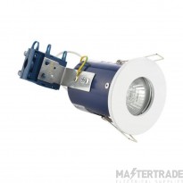 Forum White IP65 LED Ready GU10 Fire Rated Downlight 50W 240V 70mm Cutout