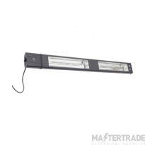 Forum Black 220-240V Glow Wall Mounted Heater IP65
