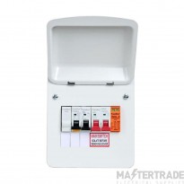 FuseBox Consumer Unit Main Switch & DP Mini RCBO T2 SPD 40A 30mA
