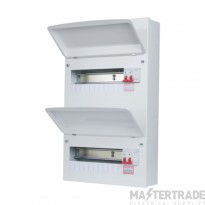 FuseBox 20 Way Main Switch Dual Tariff Consumer Unit 10/10 2x100A