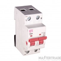 FuseBox IT1002 100A Double Pole Main Switch Isolator 