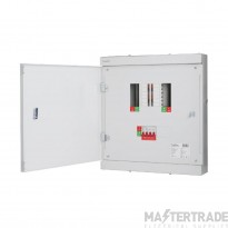 FuseBox TPN04FB 4 Way 125A TP+N Distribution Board c/w Main Switch