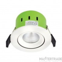 Greenbrook Tilt LED Fire Rated Downlight 4000K Dimmable White