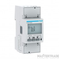 Hager Meter kWh 1 Phase Direct 2M MBUS MID 80A 60x92x36mm