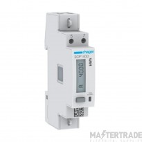 Hager Meter kWh 1 Phase Direct 1M S0 MID 40A 60x92x18mm