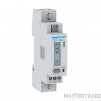 Hager Meter kWh 1 Phase Direct 1M MODBUS MID 40A 60x92x18mm