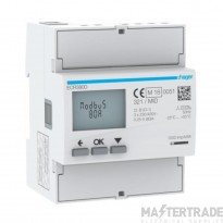 Hager Meter kWh 3 Phase Direct 4M MODBUS MID 80A 60x92x72mm