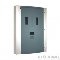 Hager Invicta 3 Panelboard 8 Way 6x125A Outgoers Glazed Door 2x250A