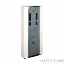Hager Invicta 3 Distribution Board Hybrid TPN 2+10 Way c/w Glazed Door 250A 1250x465x165.5mm