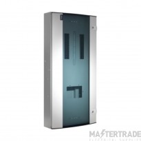 Hager JK208BG 8 Way TPN Invicta 3 Distribution Board250A Glazed Door
