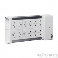 Hager Klik 4 Marshalling Box 12 Way 4P Lighting DistributionUnit 16A White