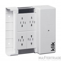 Hager Klik 4 Marshalling Box Way 4P Lighting Distribution Unit 16A White
