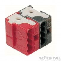 Hager Tebis.KNX Connector for Twisted Pair Termination Red/Black