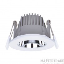 Integral Downlight Recessed LED 3000K Non-Dimmable 60Deg Beam 6W 540lm 75mm White