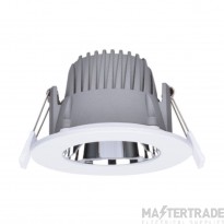 Integral Downlight Recessed LED 3000K Non-Dimmable 65Deg Beam 10W 950lm 90mm White