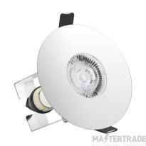 Integral Evofire Downlight Fire Rated Round LED IP65 c/w GU10 Holder 70-100mm Polished Chrome