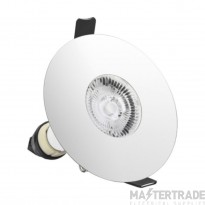 Integral Evofire Downlight Fire Rated Round LED IP65 c/w GU10 Holder 70-100mm Polished Chrome