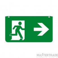 Integral Sign Emergency Exit Arrow Right for ILEMES022