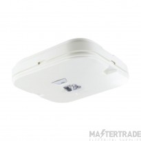Integral Downlight 3Hour Non-Maintained for Corridors c/w White Test Button IP44 135lm 1W 6000K