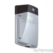 Integral Wall Light O/Dr Gecko LED c/w Sensor 120Deg Beam 4000K IP65 30W 3150lm Black