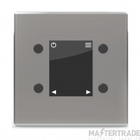Button-Press DMX 512 Wall Control Panel 1 Zone (RGB/RGBW) (Stainless Steel)