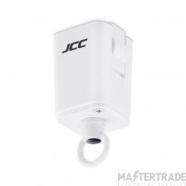 JCC Mainline Mains IP20 Pendant Suspension Track Adaptor White