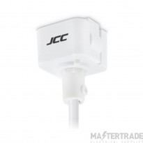 JCC Mainline Mains IP20 Pre-Wired Power Adaptor White