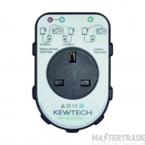 Kewtech Lead PAT1 Socket Adaptor Insulation & Earth Bond Testing